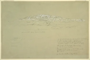 Berge in der Nähe von Baalbek